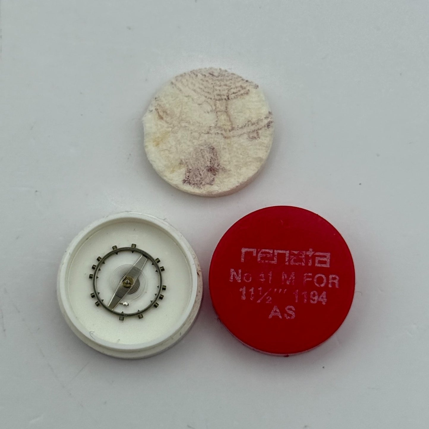 AS 1194 Balance Wheel Complete And Spring 11 1/2'''41 M Watch Movement Parts NOS