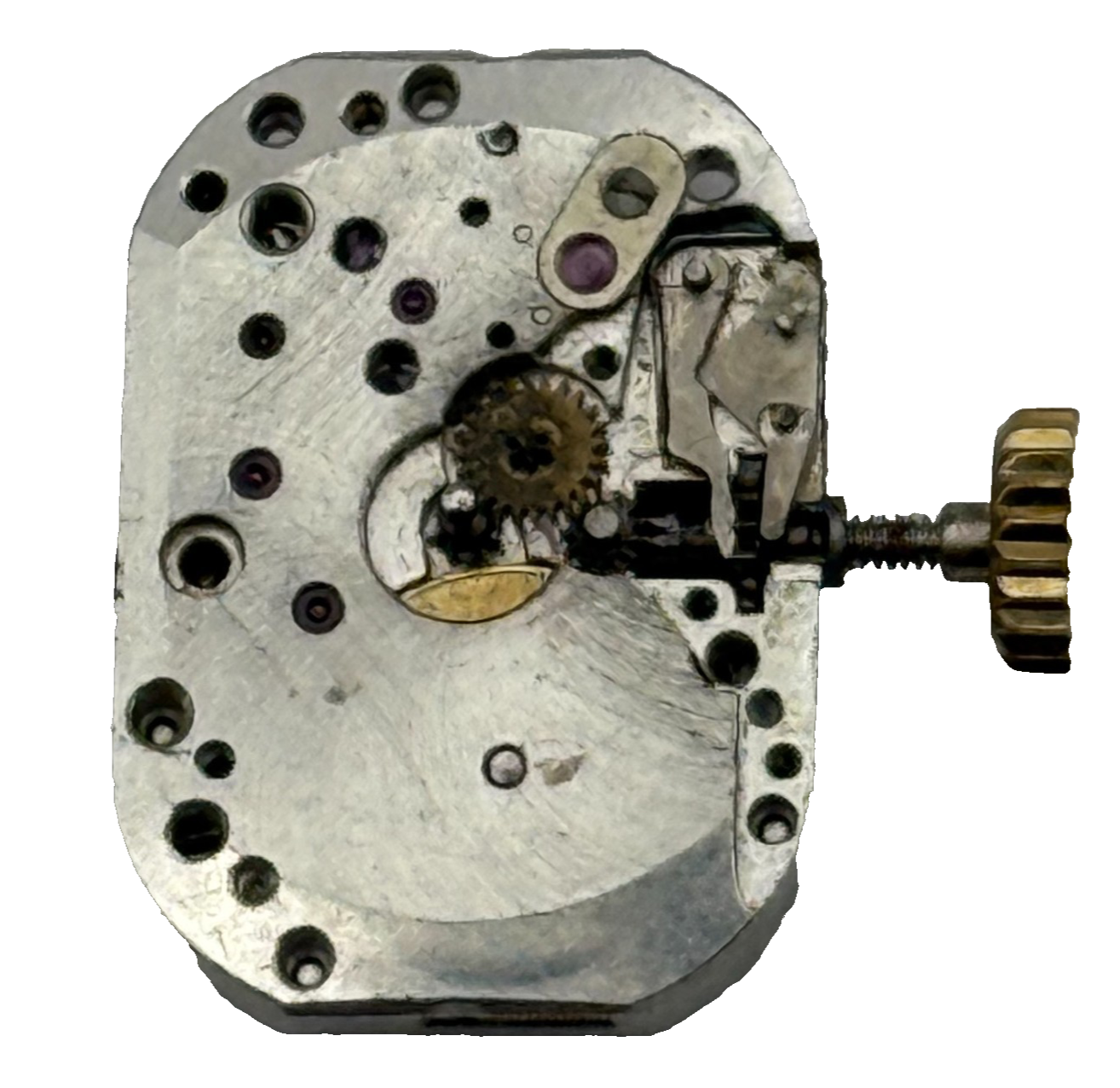 Zenith 57.8 Ladies Incomplete Watch Movement Vintage Swiss Parts Repair 11.7mm