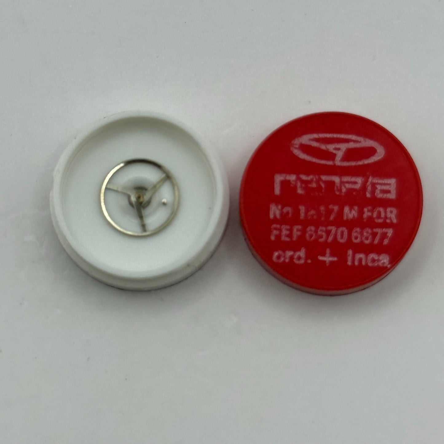 FEF 6670, 6677 Balance Wheel Complete And Spring Watch Movement Parts NOS