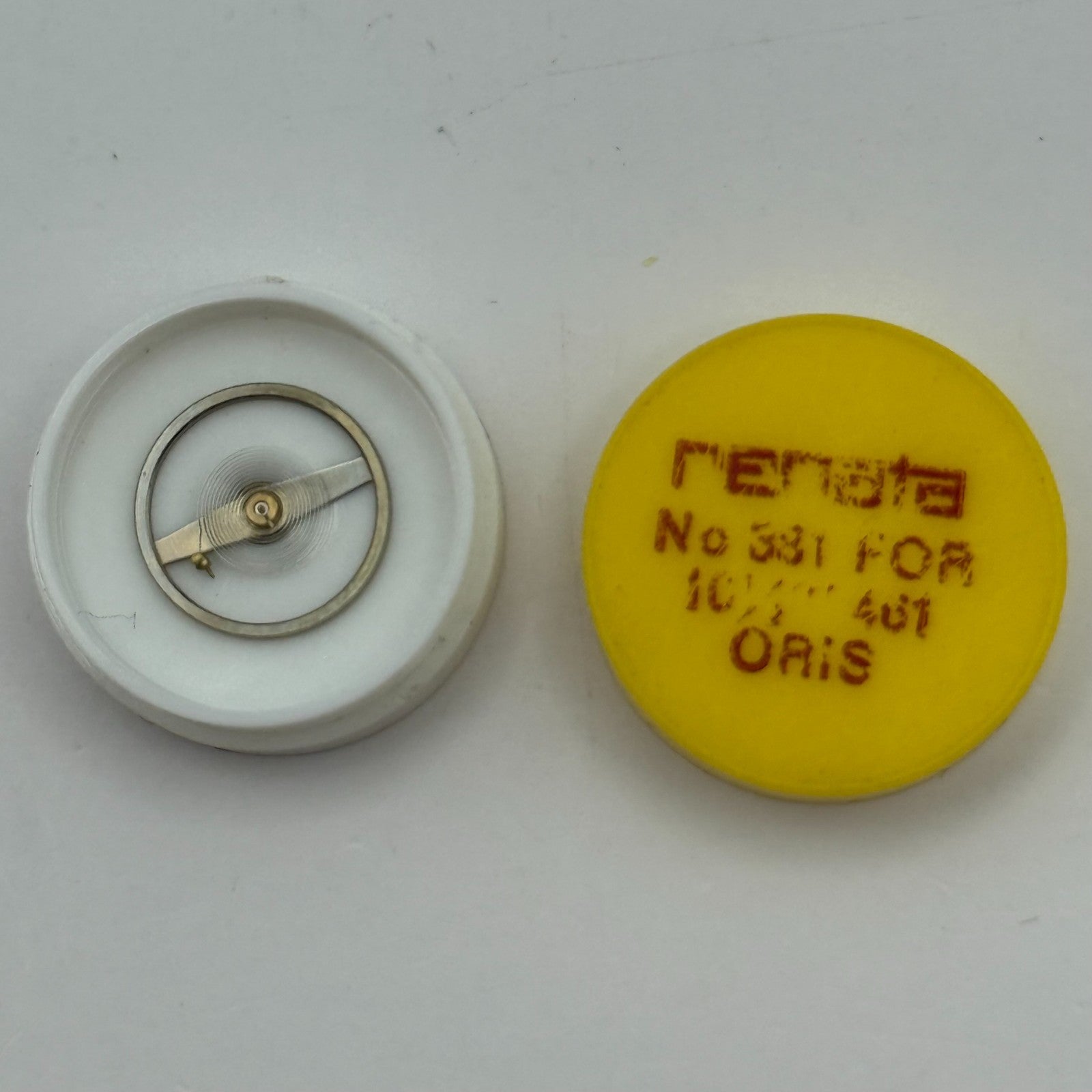 Oris 461 Balance Wheel Complete And Spring  10½’’’  381 Watch Movement Parts NOS