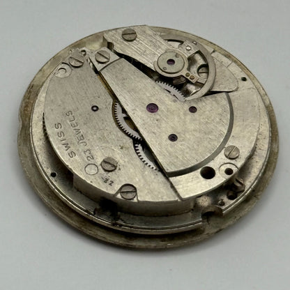 EB 8021N Watch Movement Puerta Date Manual Wind Vintage Parts Repair 25.9mm