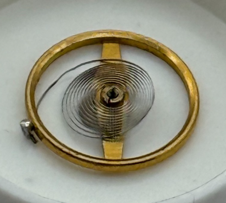 Bifora 91 910 Balance Wheel Complete And Spring 9 3/4’’’ Watch Movement Parts 