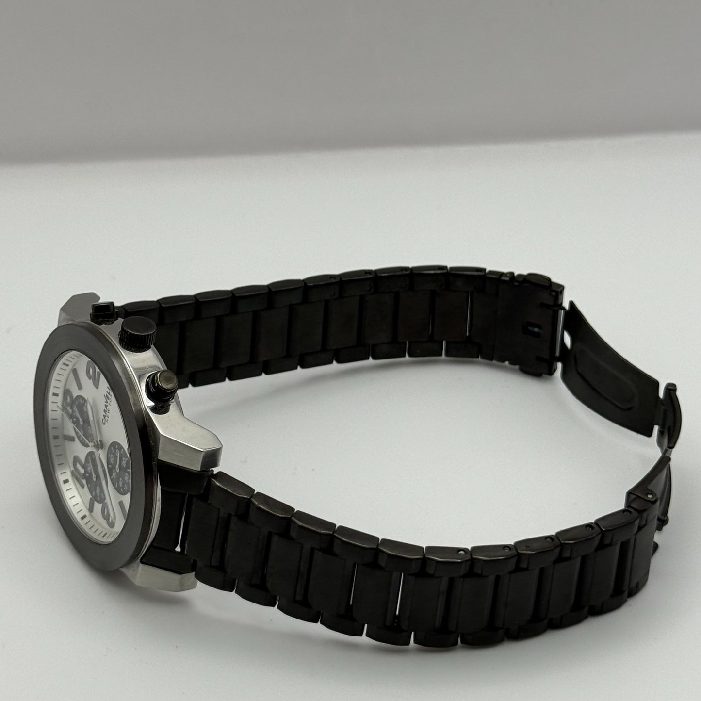 Caravelle New York Men's Chronograph Quartz Watch Japan 43mm PARTS REPAIR