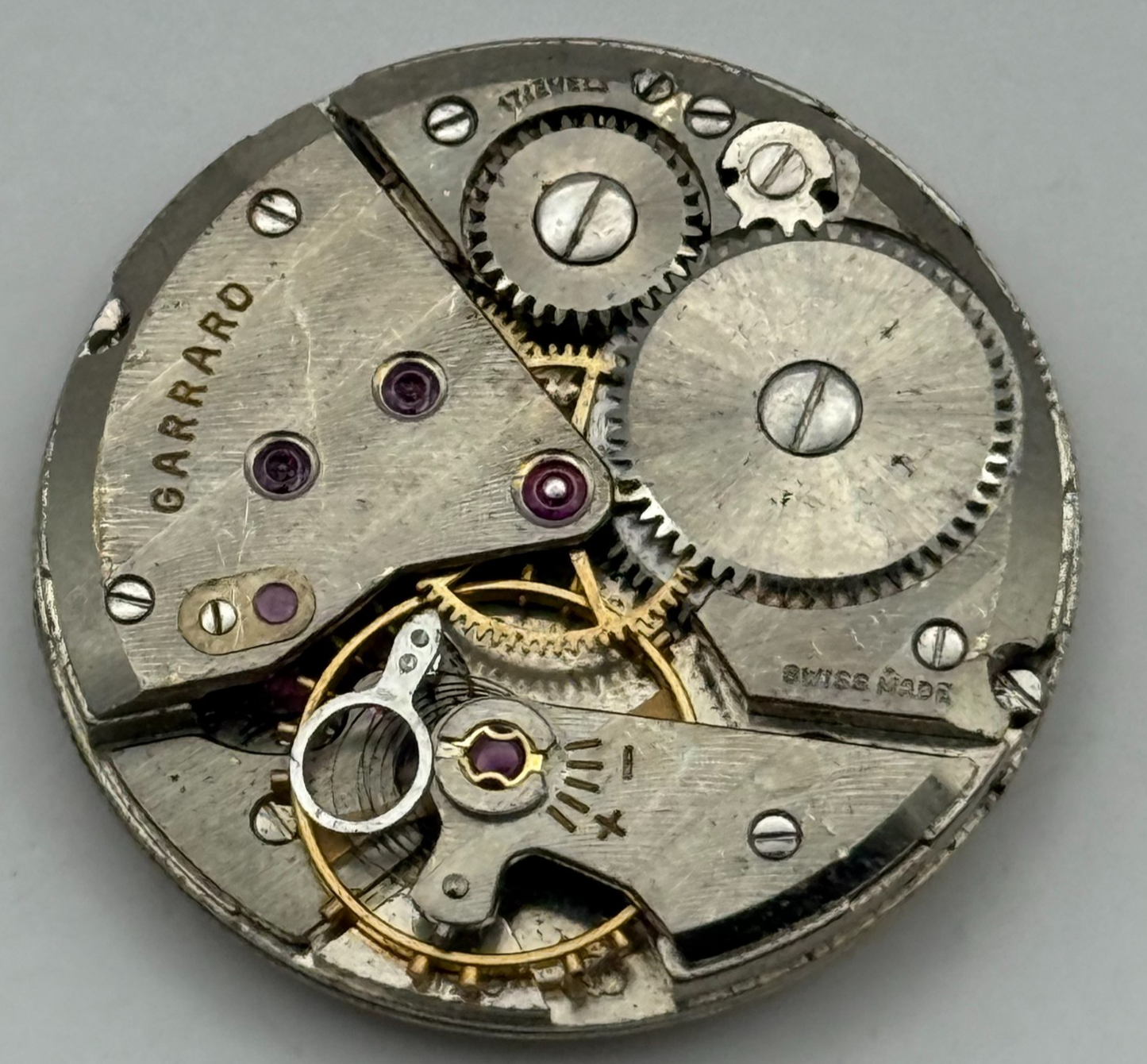 ETA 1120 Watch Movement Garrard Manual Wind Vintage Swiss Parts Repair 27mm