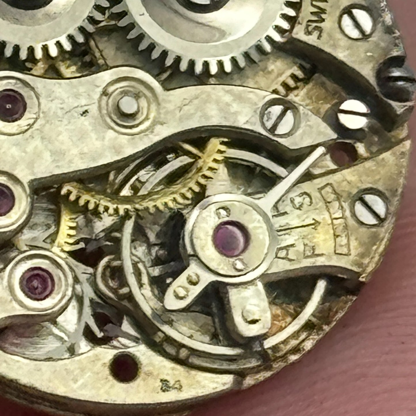 19.7mm ETA 15 Jewels Swiss Manual Wind Watch Movement Vintage PARTS SPARES