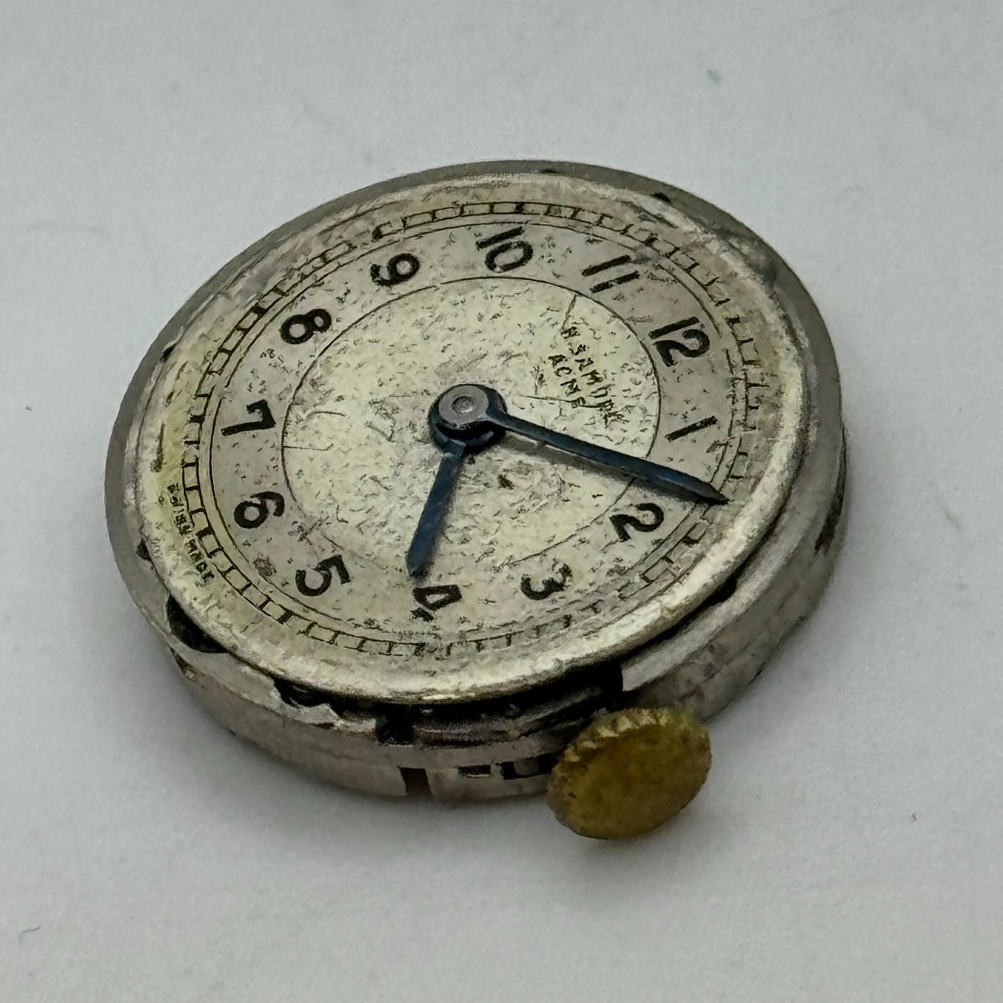 19.7mm Running H Samuel Record Cal 103 Manual Wind Watch Movement PARTS SPARES