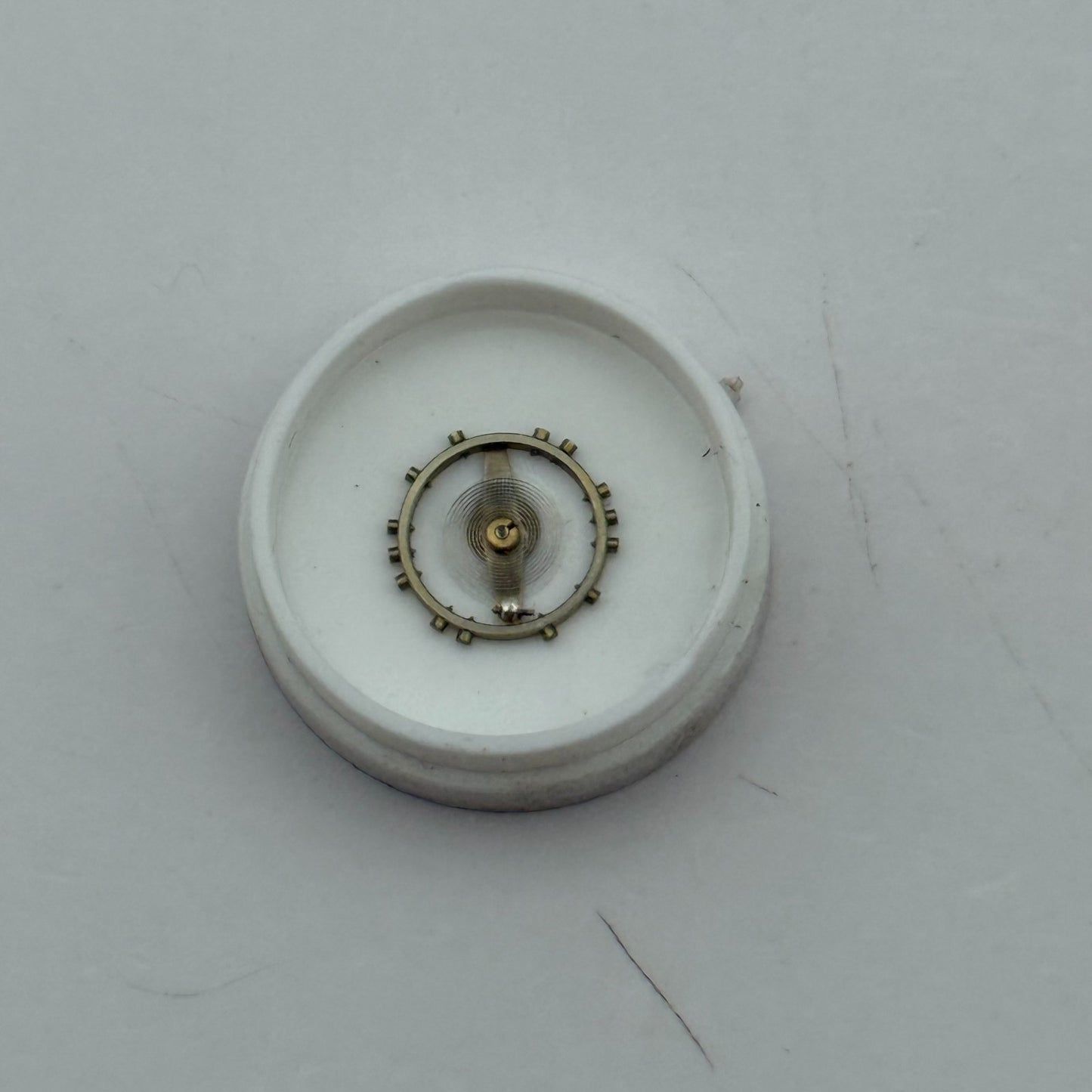 AS 970 Balance Wheel Complete And Spring 8 3/4''' 27 Watch Movement Parts NOS