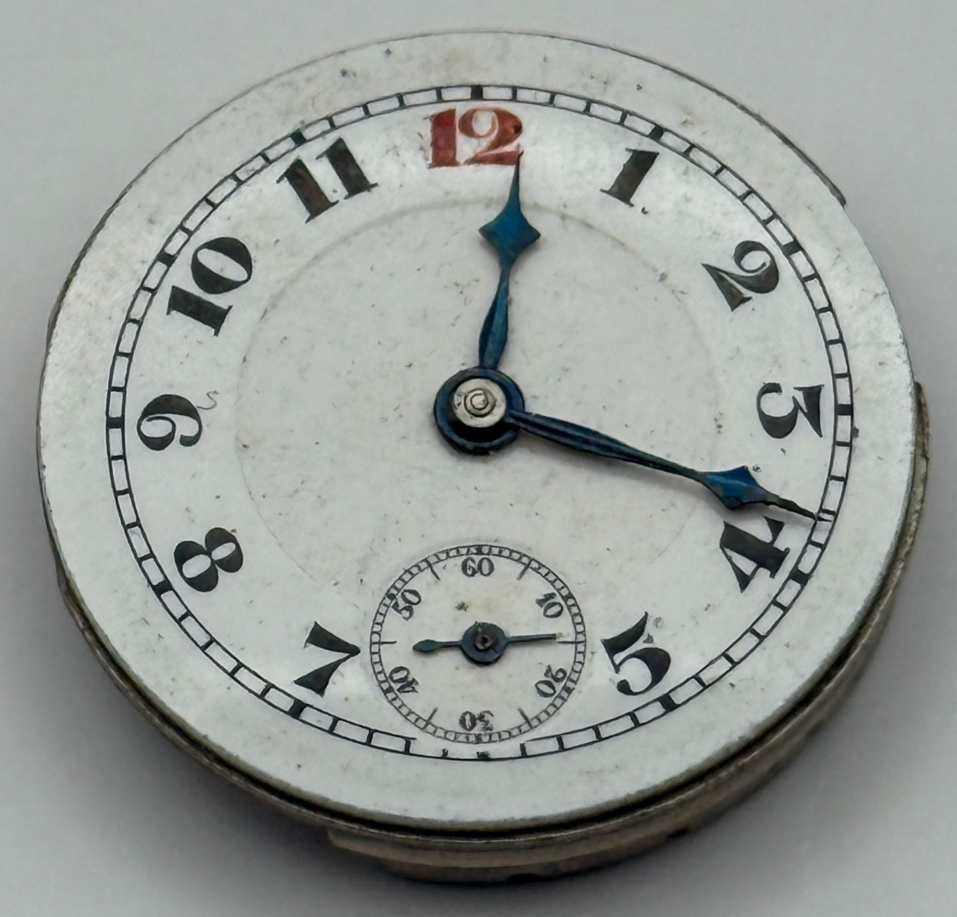 Buren 15 Jewels Trench Watch Movement Manual Wind Vintage Parts Repair 23.5mm