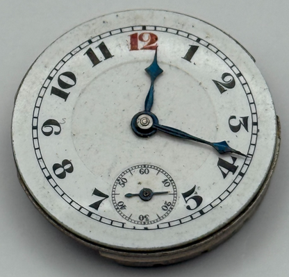 Buren 15 Jewels Trench Watch Movement Manual Wind Vintage Parts Repair 23.5mm