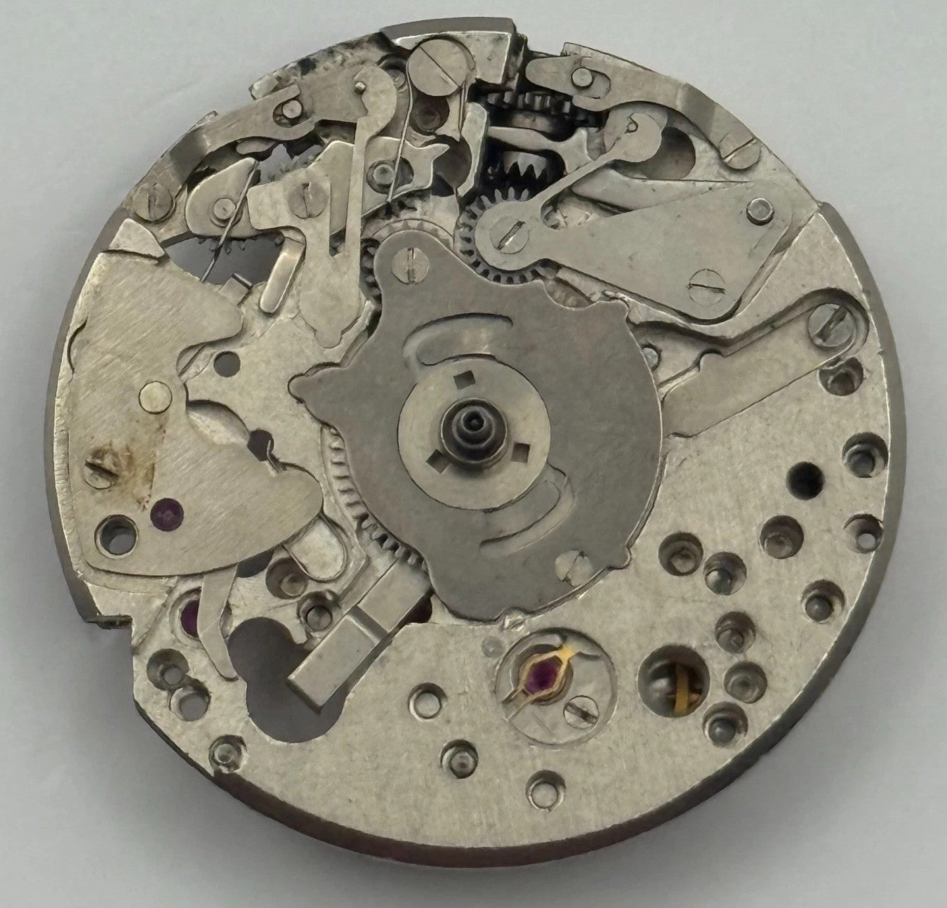 Soviet Poljot ? Alarm Watch Movement Manual Wind Vintage 18 Jewels Parts 26.6mm
