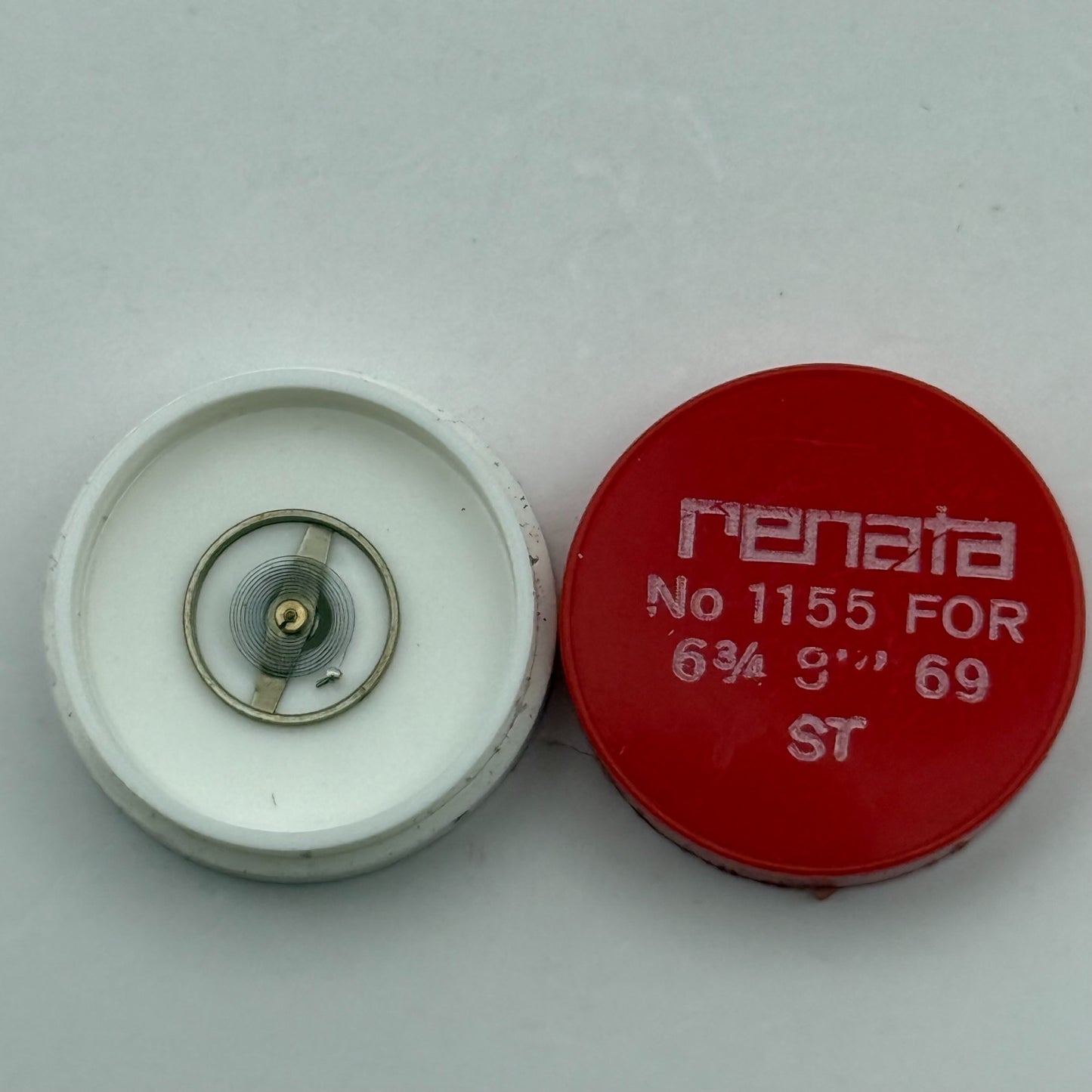 ST 69 Balance Wheel Complete And Spring 6¾–9’’’ 1155 Watch Movement Parts NOS