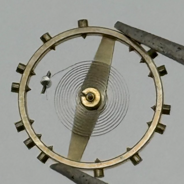 AS 984 Balance Wheel Complete And Spring 31 M Watch Movement Parts NOS