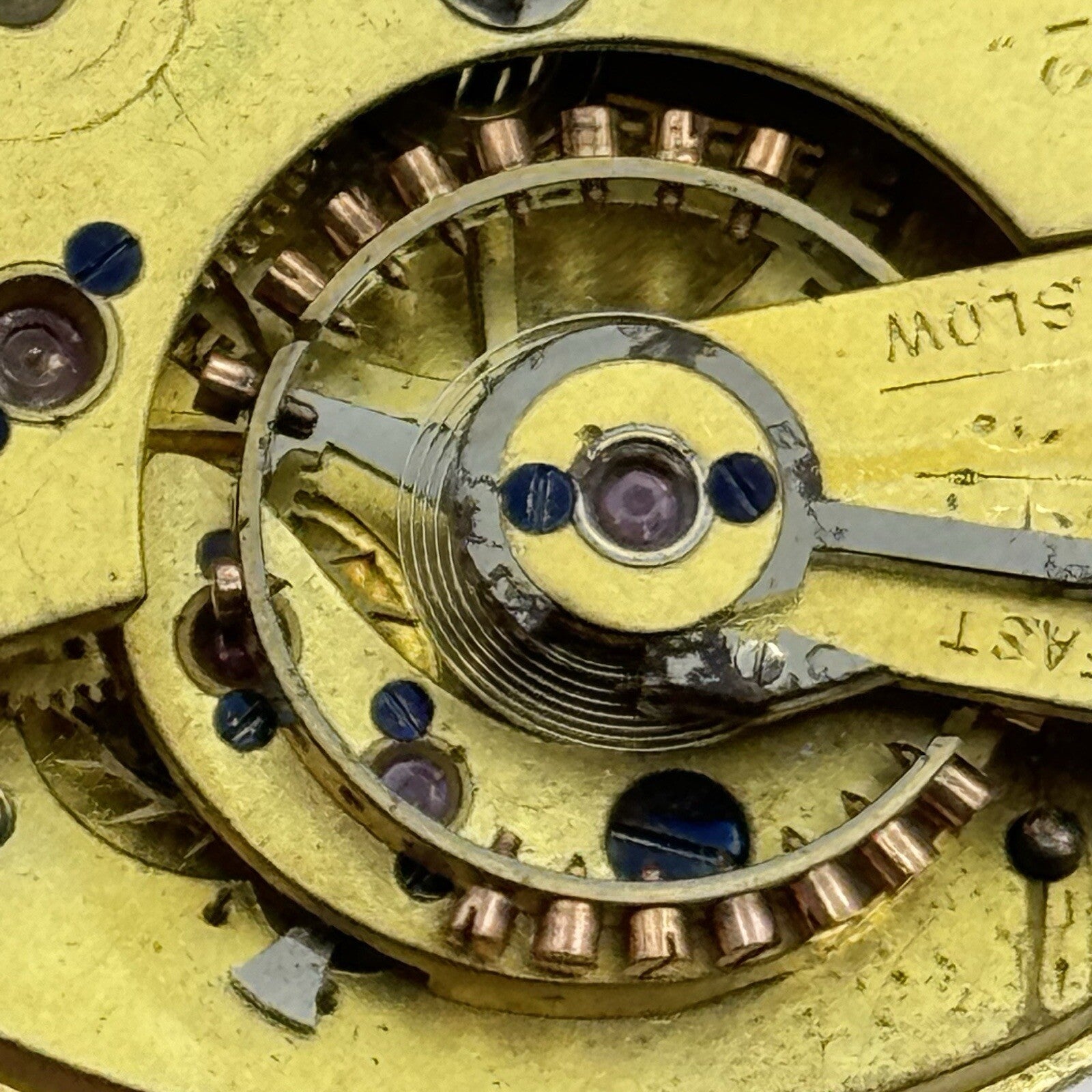 41.2mm Key Wound Dent 33 Cockspur Street London Pocket Watch Movement To Restore