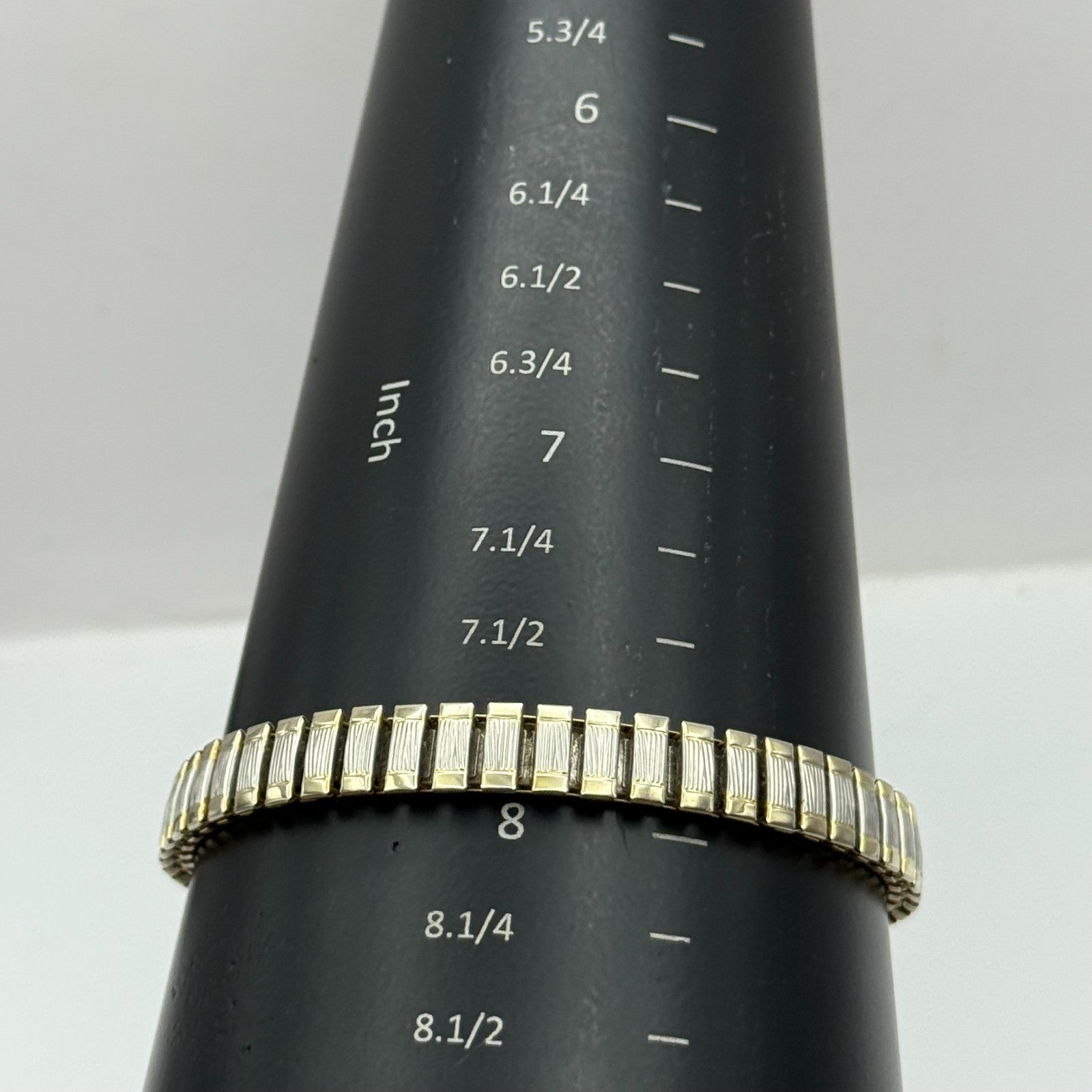 20mm Working Ladies Limit Special Mum Two Tone Quartz Watch Expandable Strap