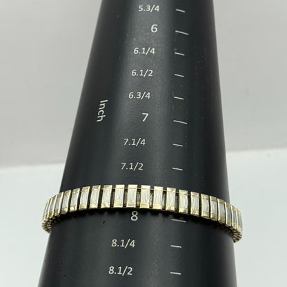 20mm Working Ladies Limit Special Mum Two Tone Quartz Watch Expandable Strap