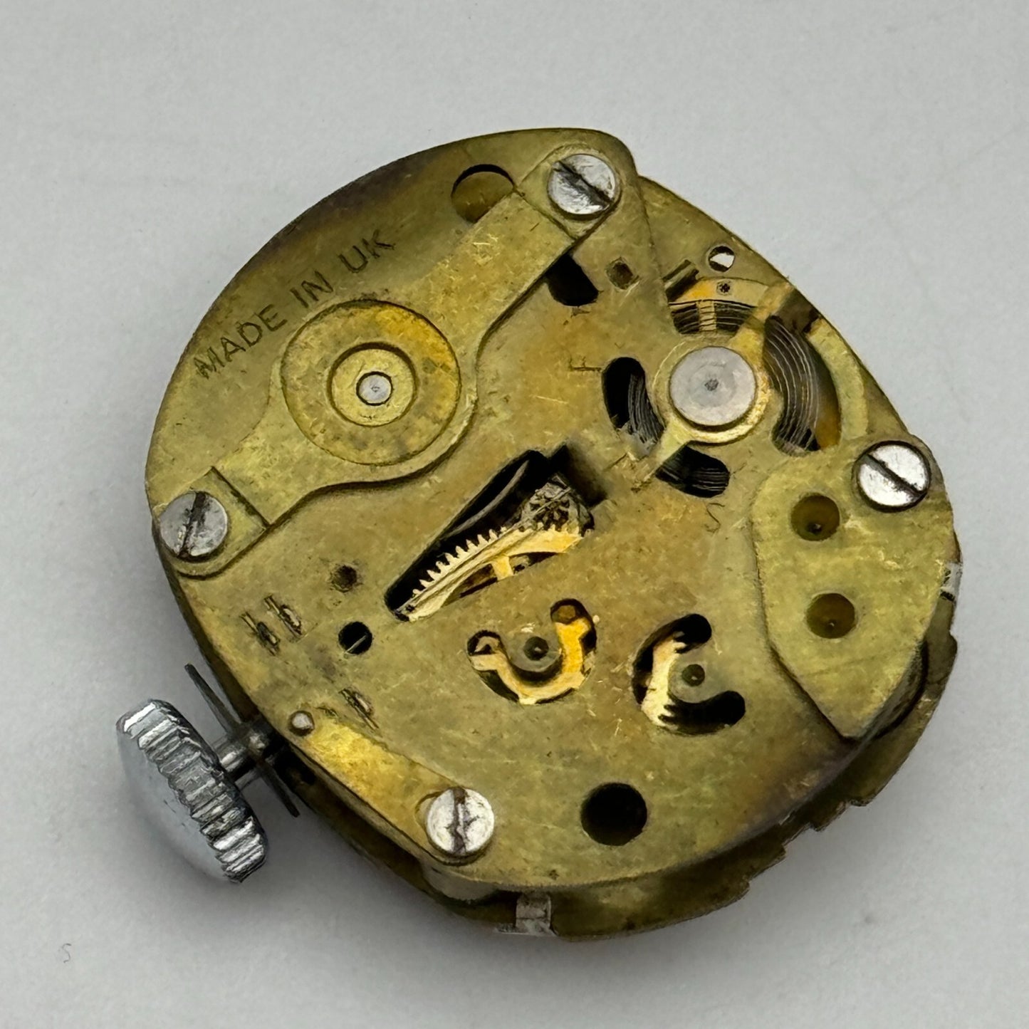 20.8mm Westclox Sweep Seconds Hand UK Made Manual Wind Watch Movement PARTS