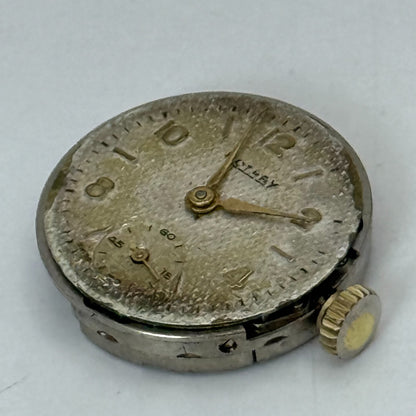19.6mm Vintage Peseux P 220 Swiss Made Manual Wind Watch Movement PARTS REPAIR