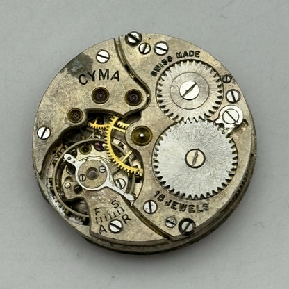 23.6mm Cyma Ref 030 Manual Wind Watch Movement Swiss Vintage PARTS SPARES
