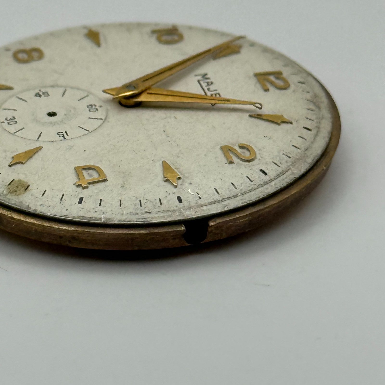 Majex Trebex 15 Jewels Watch Movement Manual Wind Vintage Parts Repair 32.9mm