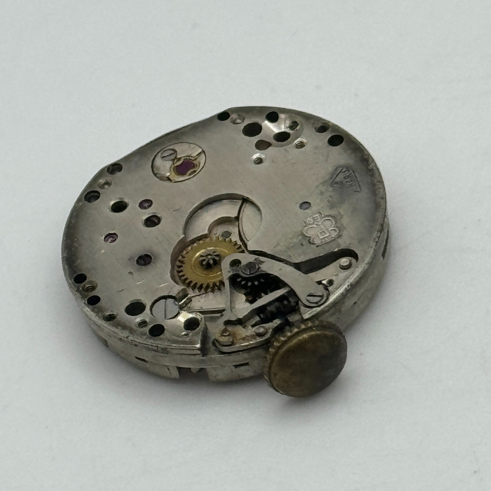 19.7mm Sterling Shield Peseux P 60 Balance Ok Manual Wind Watch Movement PARTS