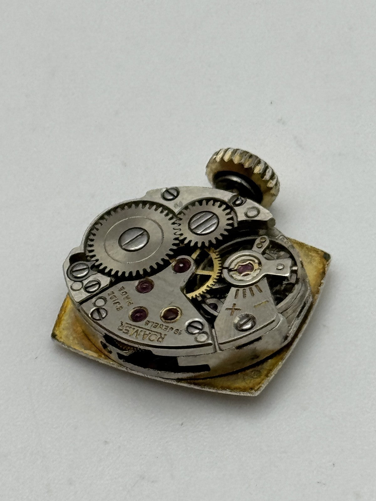 13mm Vintage Roamer MST 466 Manual Wind Swiss Watch Movement PARTS REPAIR