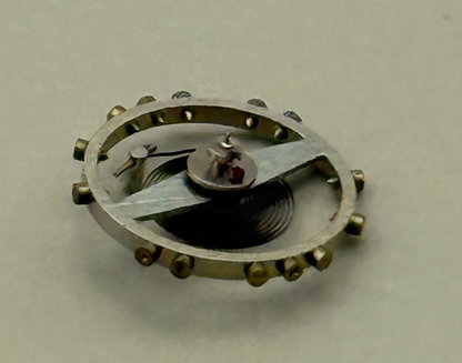 ETA 761 1201 Balance Wheel Complete And Spring  145 M Watch Movement Parts NOS