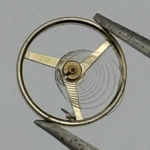 FHF 59-21 Balance Wheel Complete And Spring  1353 Watch Movement Parts 