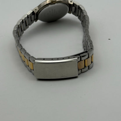 Solvil Et Titus Ladies Quartz Watch Date Dial Two Tone Bracelet Working 25mm