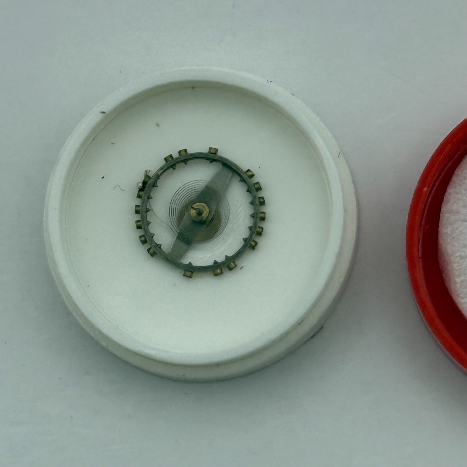 AS 1501 Balance Wheel Complete And Spring 5 1/4''' 34 M Watch Movement Parts NOS