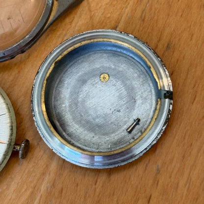 33mm Vintage Wilson De Luxe Brevete 314705 Manual Wind 17 Jewels Watch FOR PARTS