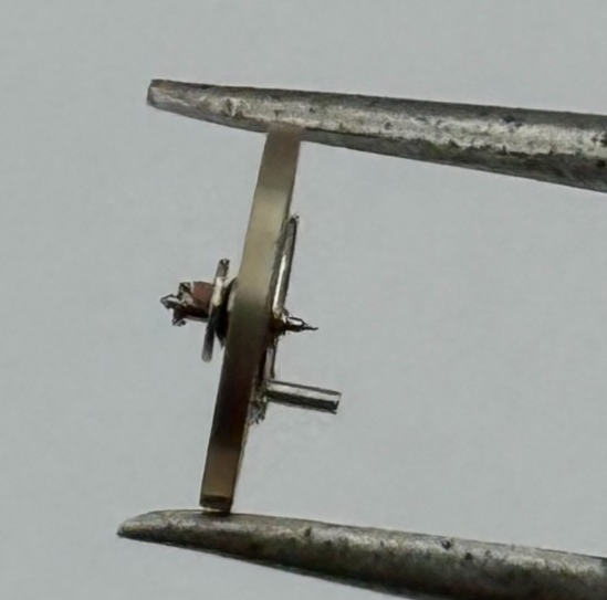 FHF 59-21 Balance Wheel Complete And Spring  Inca 1353 Watch Movement Parts NOS