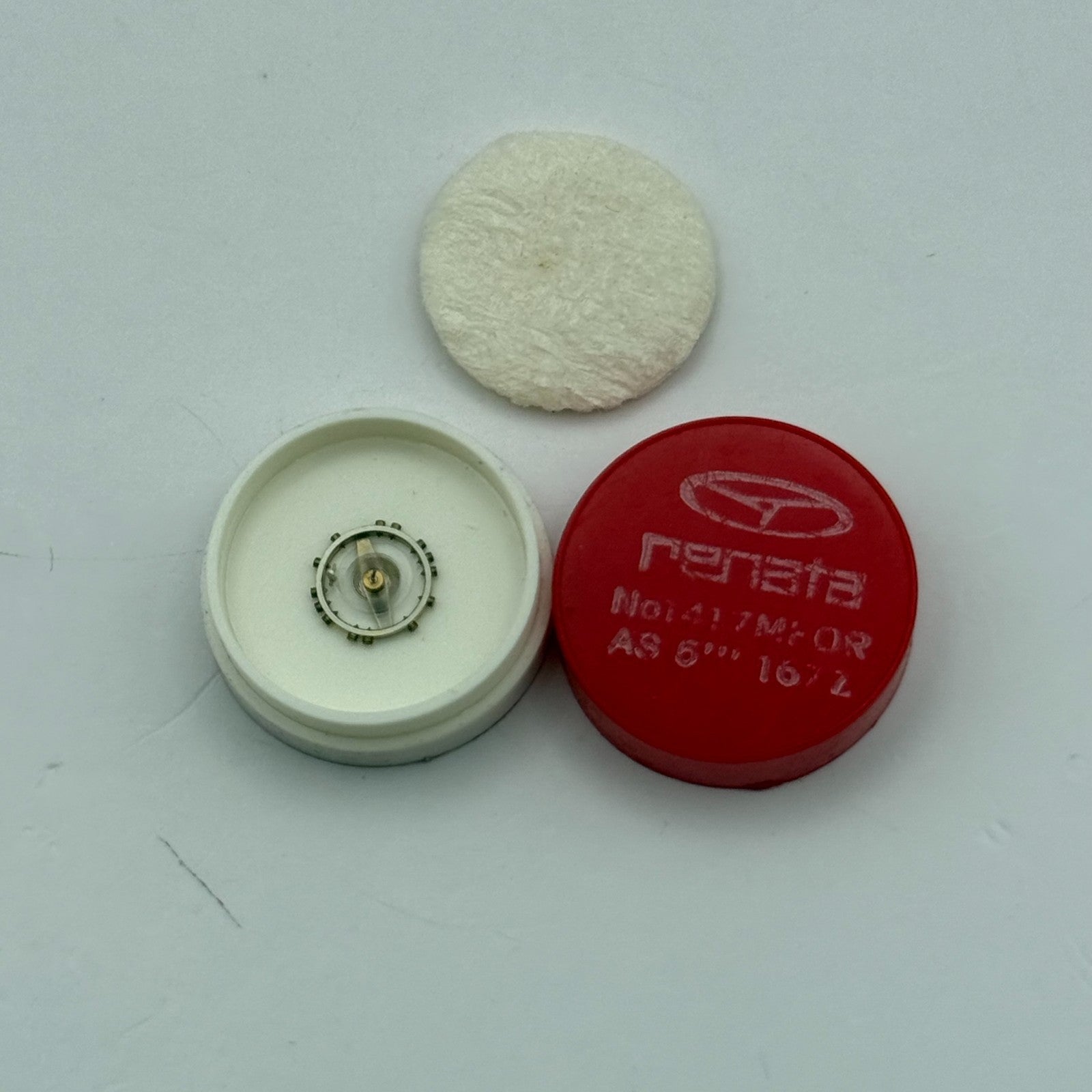 AS 1677 Balance Wheel Complete And Spring 6’’’ 1417 M Watch Movement Parts NOS