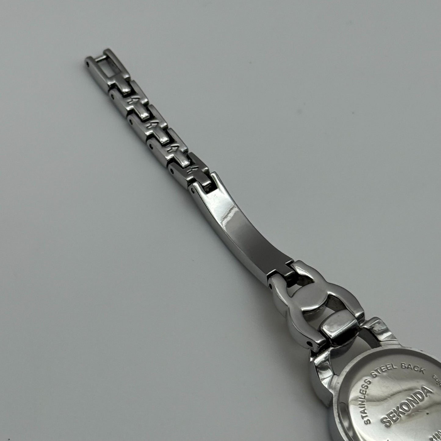 22mm Working Ladies Sekonda Two Tone Jewelled Quartz Japan Watch 6.25 Inches