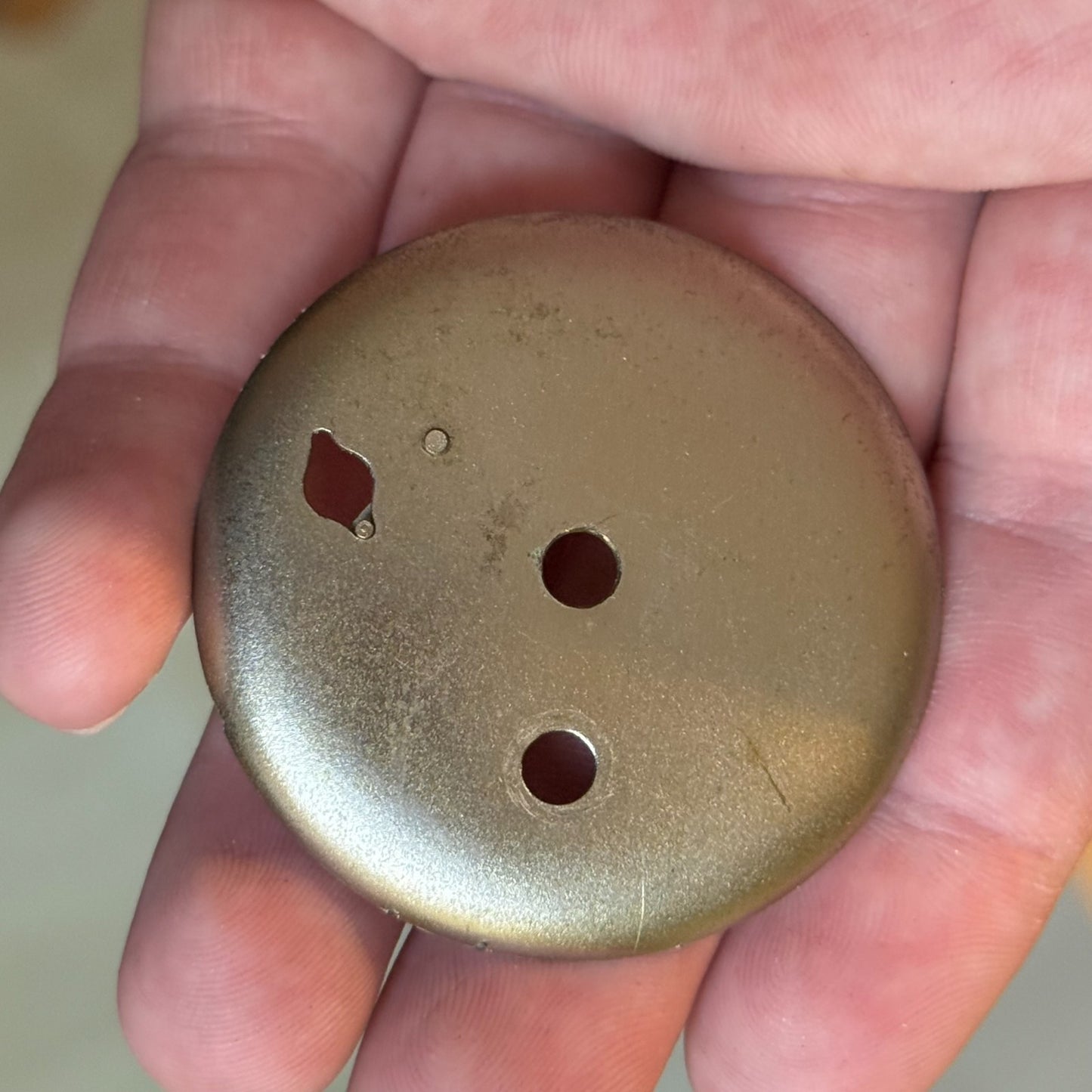 Vintage 8-Day Clock Square Unusual Metal Dore Fab Suisse 6 Jewels To Repair