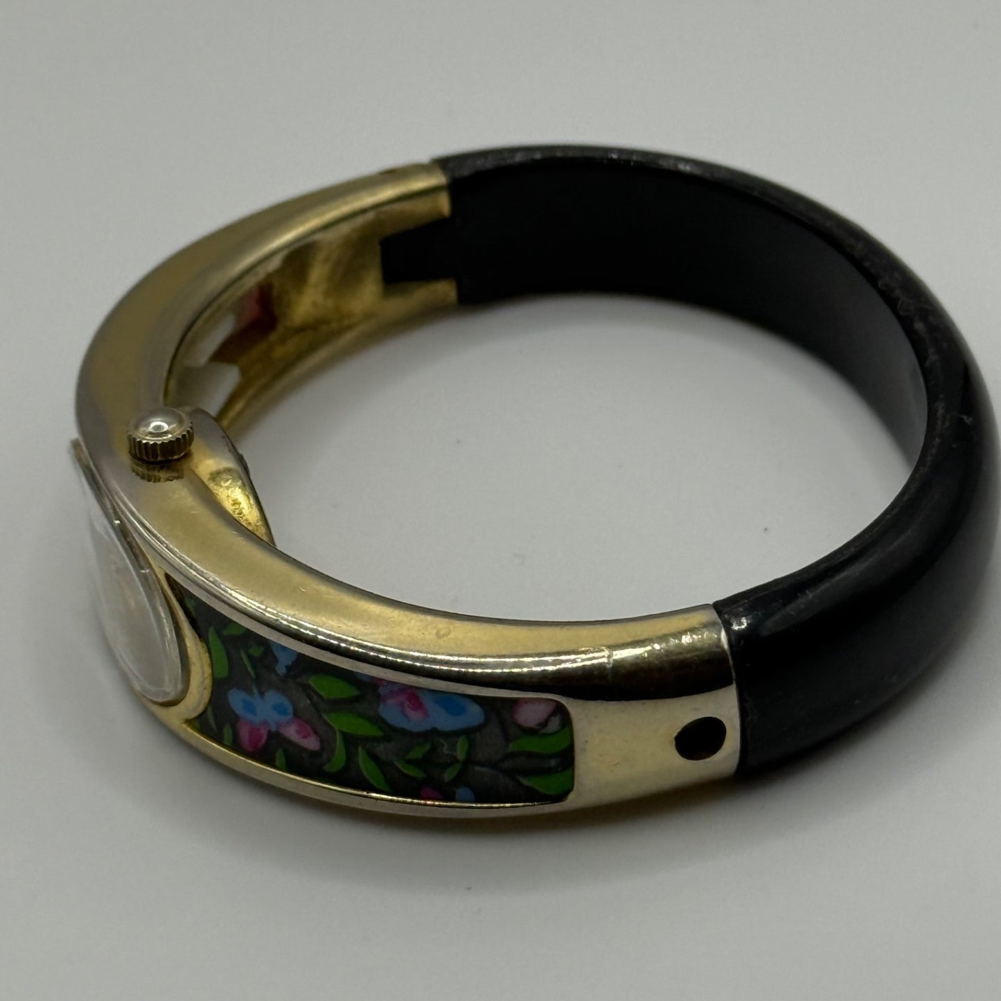 17mm Vintage Floral Flower Antimagnetic Manual Wind Bangle Watch PARTS / REPAIR