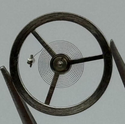 EB 8021 Balance Wheel Complete And Spring 10 1/2’’’ 1253 Watch Movement Parts