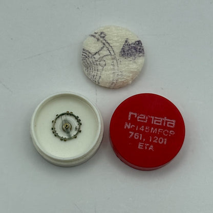 ETA 761 1201 Balance Wheel Complete And Spring 145 M Watch Movement Parts NOS