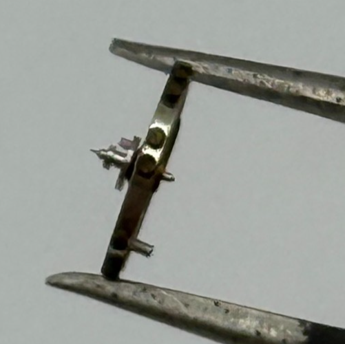 AS 976 1012 Balance Wheel Complete And Spring  29 M Watch Movement Parts NOS