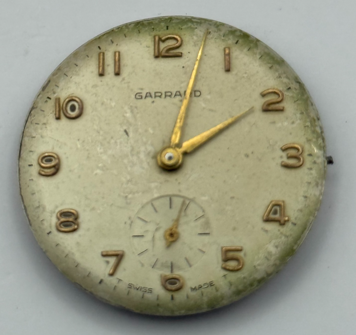 ETA 1120 Watch Movement Garrard Manual Wind Vintage Swiss Parts Repair 26.6mm