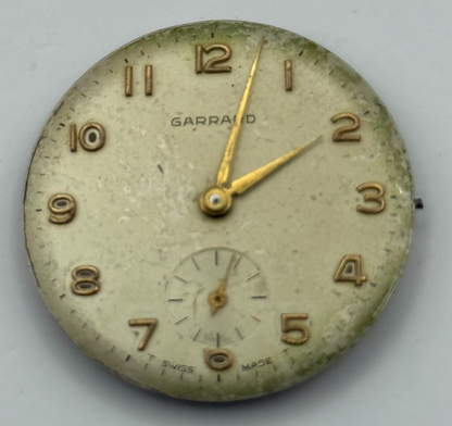ETA 1120 Watch Movement Garrard Manual Wind Vintage Swiss Parts Repair 26.6mm