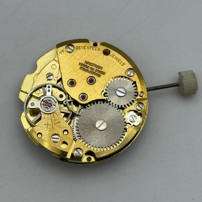 25.9mm Vintage Waltham SGT 140-1A E4 Manual Wind Watch Movement PARTS REPAIR