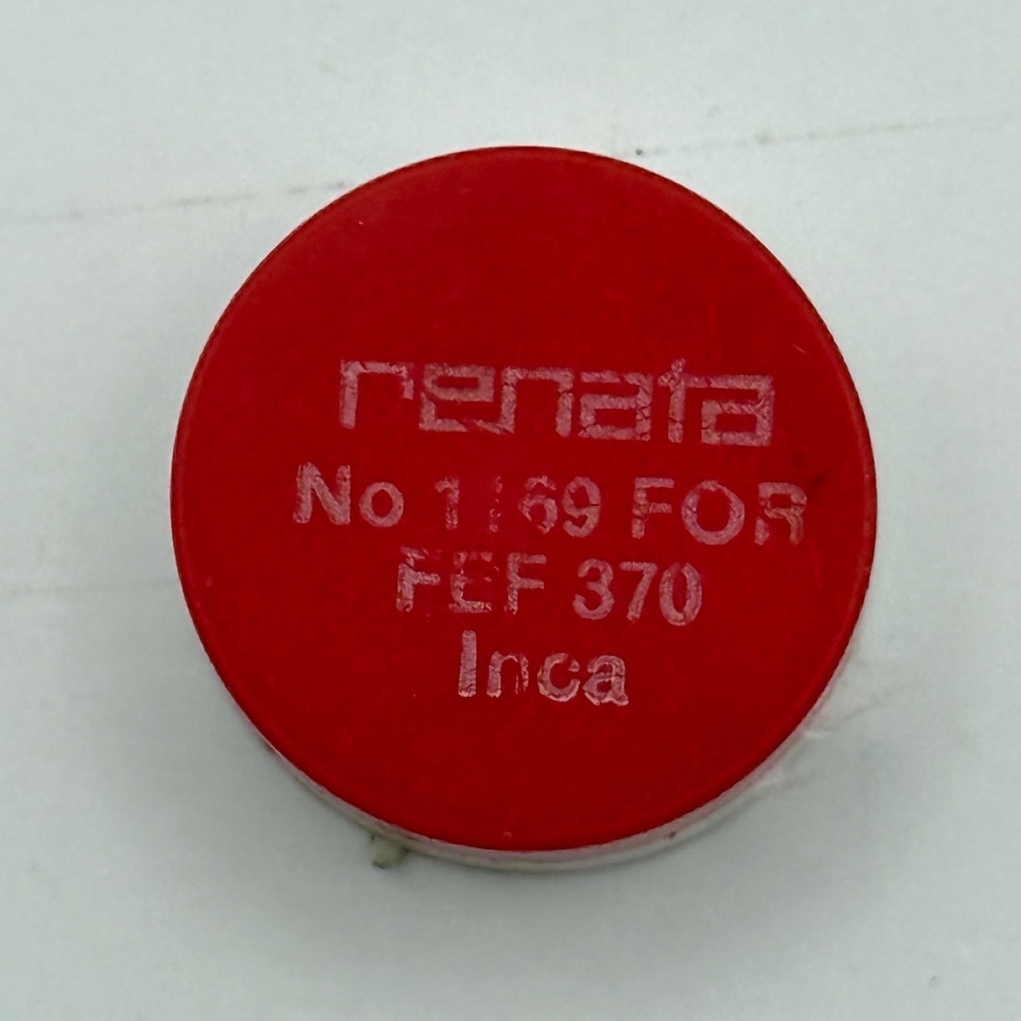 FEF 370 Balance Wheel Complete And Spring Inca Renata 1169 Watch Movement Parts 