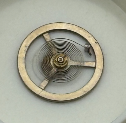 EB 1612 Balance Wheel Complete And Spring  6 3/4 - 8''' Watch Movement Parts NOS