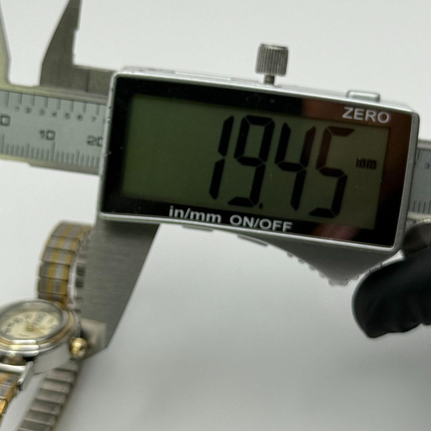 Philip Mercier Ladies Quartz Watch Two Tone Stretch Band Working 19mm