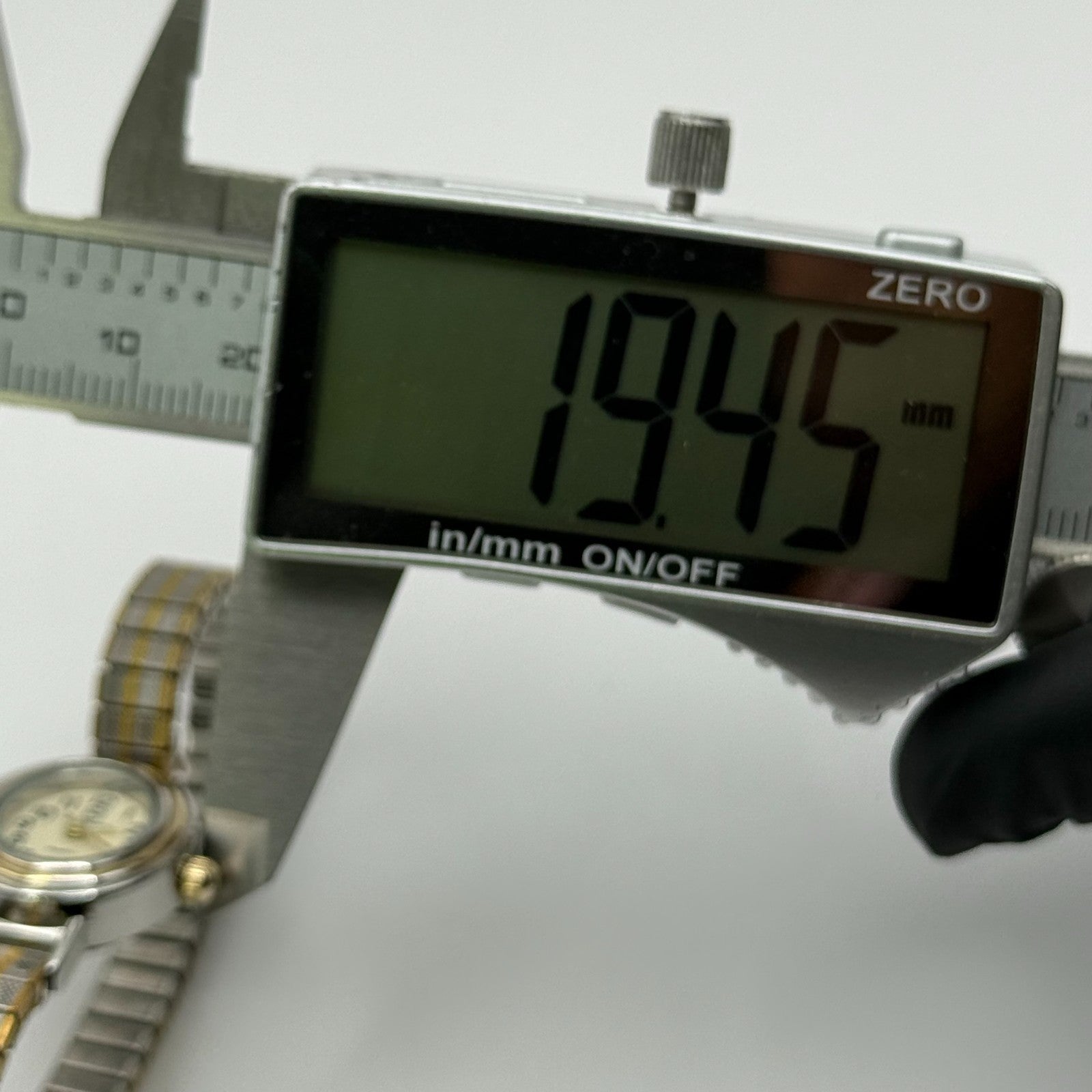 Philip Mercier Ladies Quartz Watch Two Tone Stretch Band Working 19mm