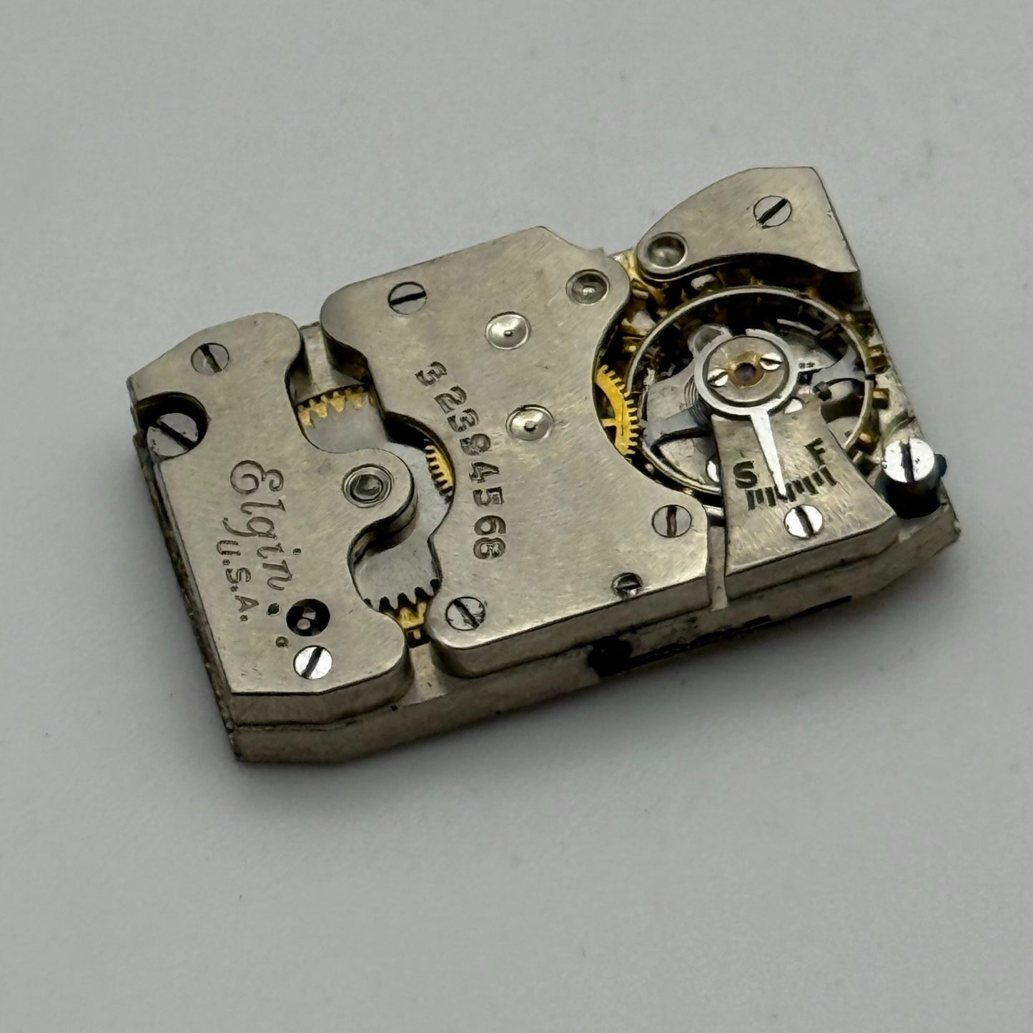 1930 Vintage 18/0s Elgin 488 Model 1 American Watch Movement PARTS REPAIR SPARES