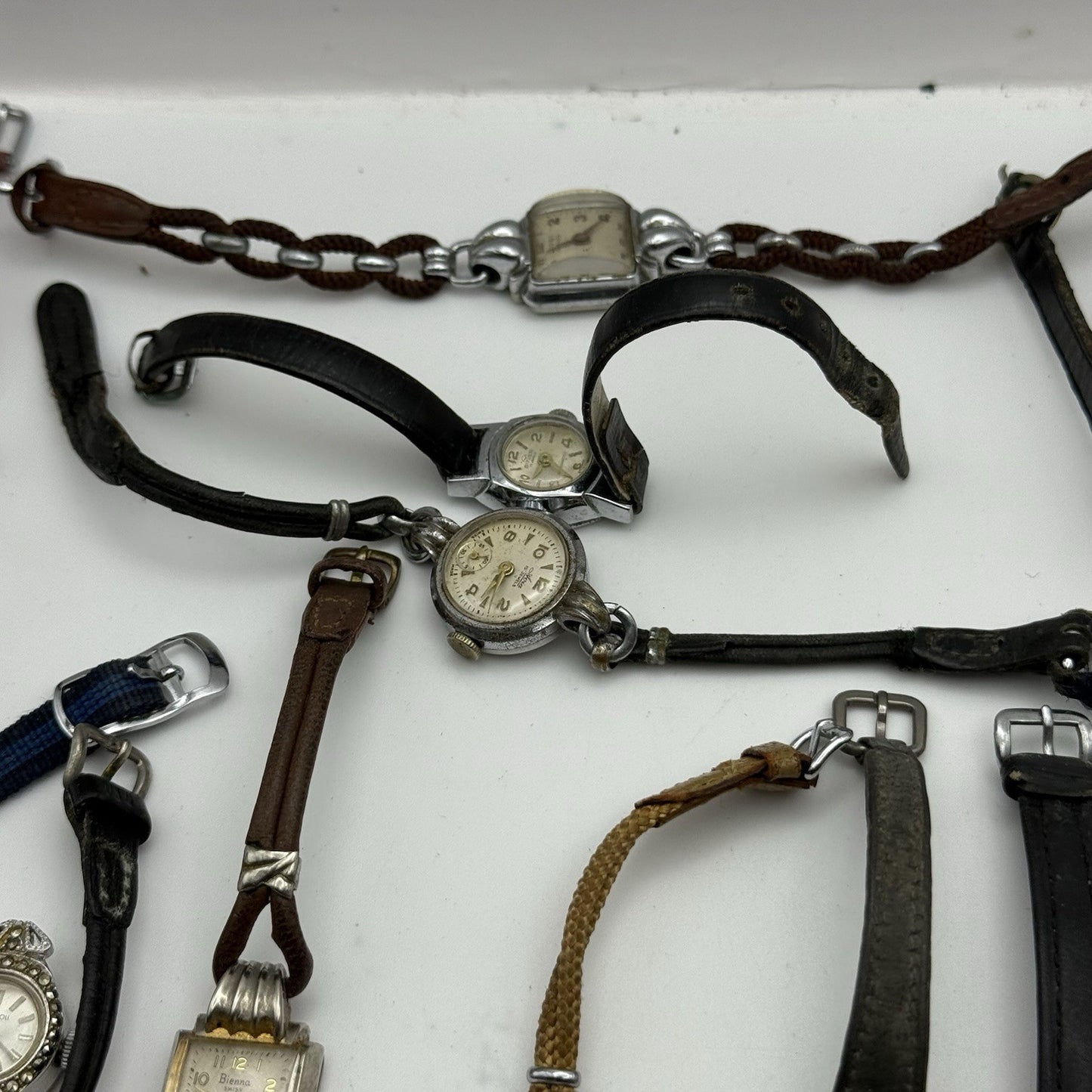 Bundle Of Ladies Vintage Manual Wind Wristwatches Joblot PARTS REPAIR SPARES