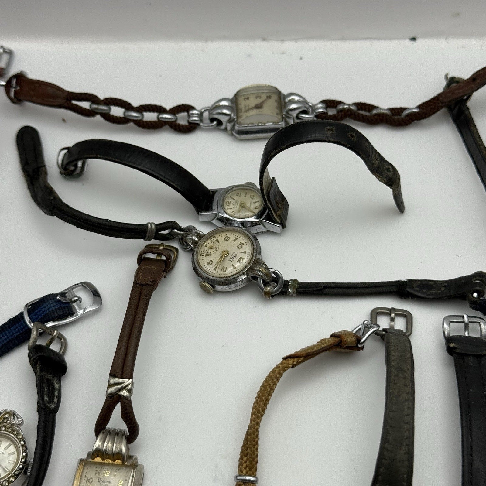 Bundle Of Ladies Vintage Manual Wind Wristwatches Joblot PARTS REPAIR SPARES