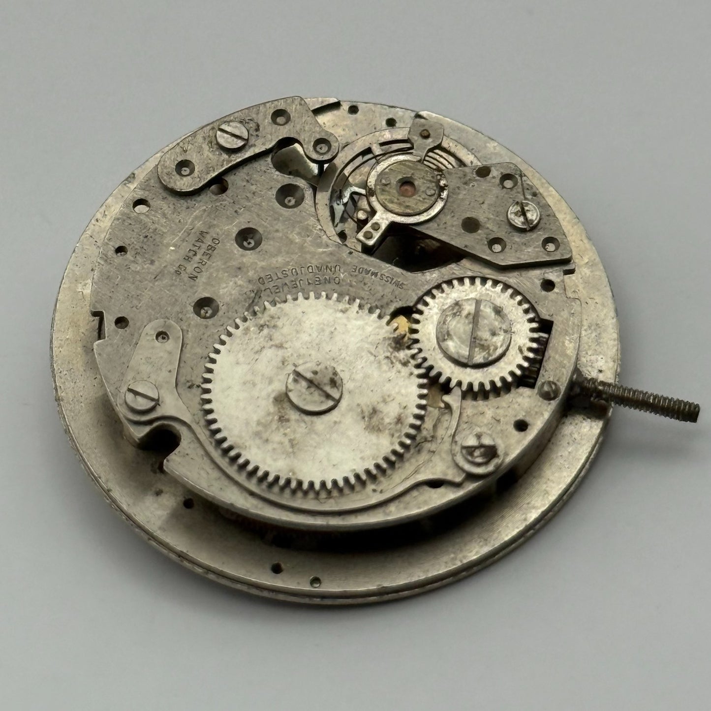 BFG 866 Watch Movement Oberon Manual Wind Vintage Swiss Parts Repair 26.2mm