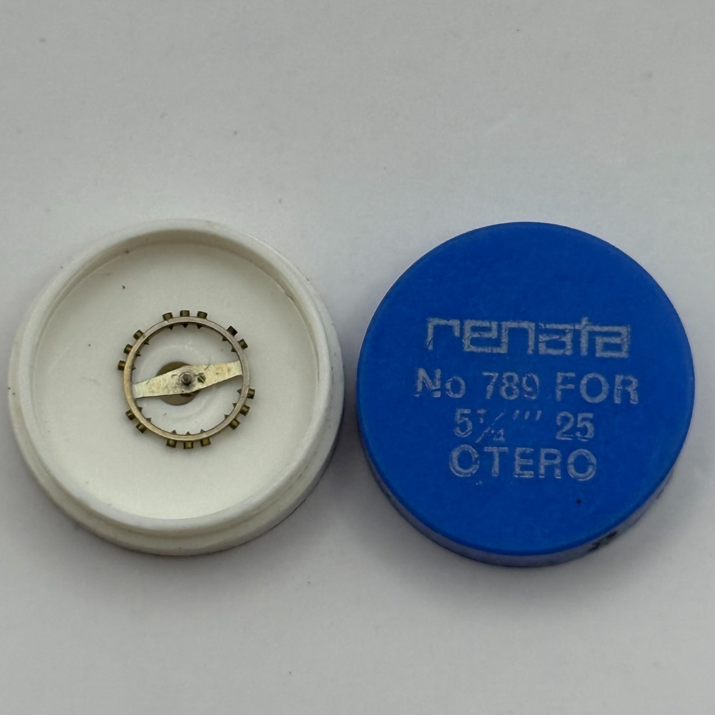 Otero 25 Balance Complete 5 1/4''' Renata 789 Watch Movement Parts DAMAGED